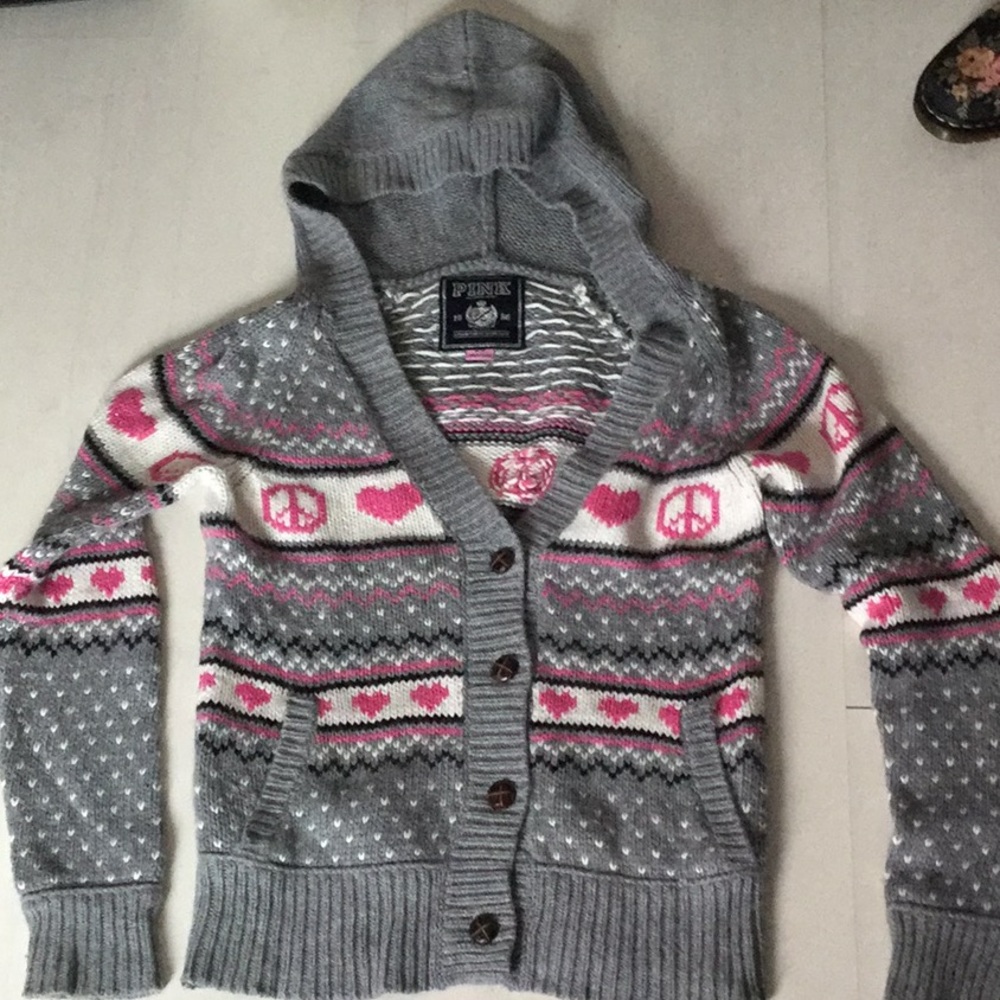 Rare Victoria Secret PINK Fair Isle Sweater